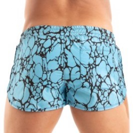 Short de bain de la marque TOF PARIS - Mini Short de Bain Imprimé Tof Paris - Bleu - Ref : TOF541BU