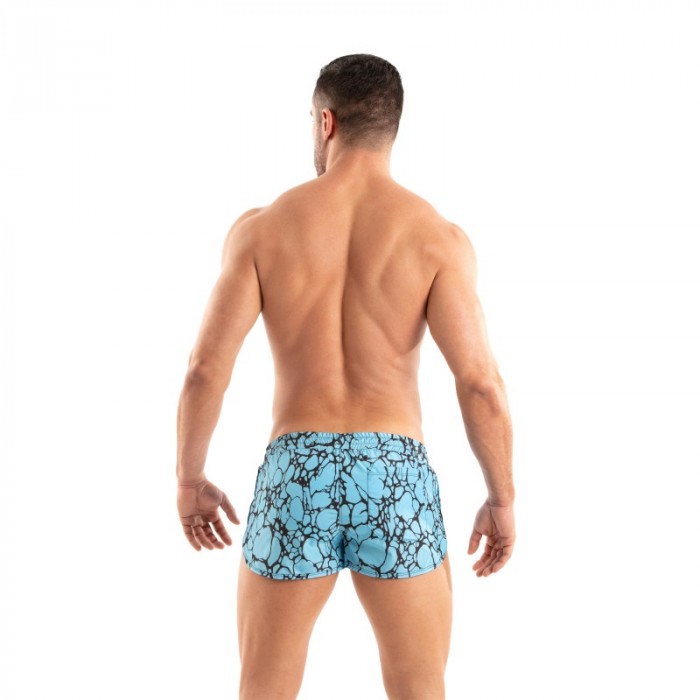 Shorts de baño de la marca TOF PARIS - Mini Shorts de Baño Estampados Tof Paris - Azul - Ref : TOF541BU