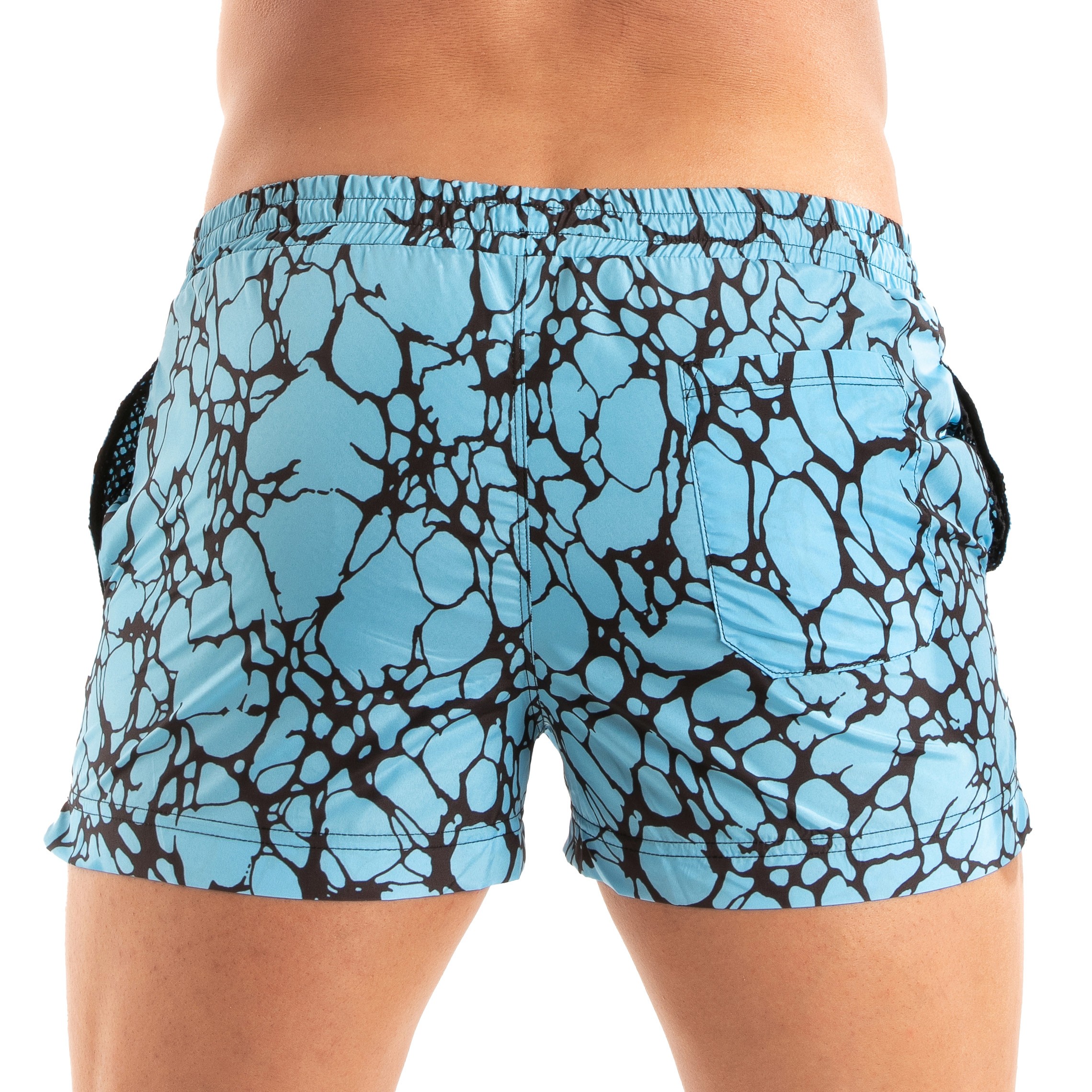 Short De Bain JJ REBEL – Imprimé Corail – Homme – Taille XL – Pour Plage, Piscine – Coupe Normale