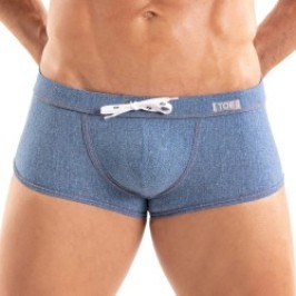 Boxer Shorts, Bath Shorty of the brand TOF PARIS - Trunk Swim Court Denim Tof Paris - Ref : TOF547BU