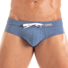 Badeschein der Marke TOF PARIS - Badehose Denim Tof Paris - Ref : TOF548BU