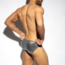 Slip, Tanga de la marque ES COLLECTION - Bikini Imperial - Argent - EDITION LIMITEE - Ref : UN629 21