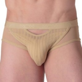Slip de la marca WOH - Mini Calzoncillo Personal Allure WOH - Beige - Ref : 463017 00DT