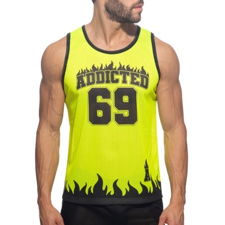 Débardeur 69 Addicted - Jaune