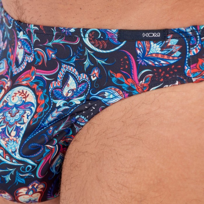 String de la marque HOM - G-string Funky Styles Nuit Florale - Ref : 403042 P0NB