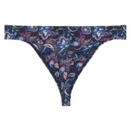 String de la marque HOM - G-string Funky Styles Nuit Florale - Ref : 403042 P0NB
