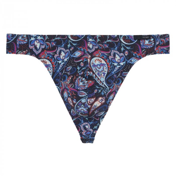 String de la marque HOM - G-string Funky Styles Nuit Florale - Ref : 403042 P0NB