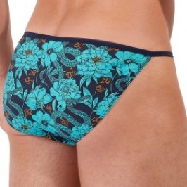 Slip de la marca HOM - Tanga Funky Styles Aube Fleurie - Ref : 403043 P0BI