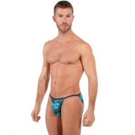 Slip der Marke HOM - Tanga Funky Styles Aube Fleurie - Ref : 403043 P0BI