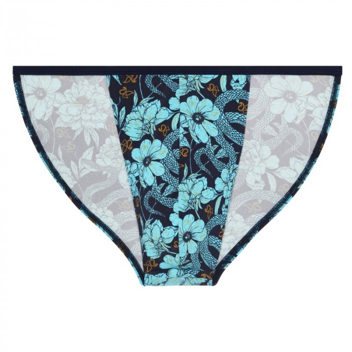 Slip, Tanga de la marque HOM - Tanga Funky Styles Aube Fleurie - Ref : 403043 P0BI
