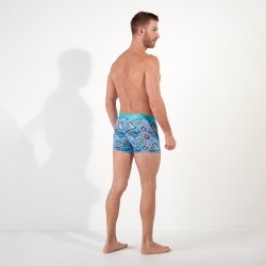 Boxer, shorty de la marque HOM - Boxer Hom HO1 Funky Styles Hanami d Orient - EDITION LIMITEE - Ref : 403045 P0PF