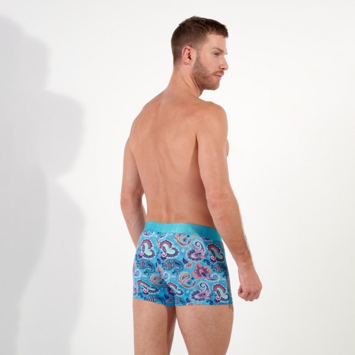 Pantaloncini boxer, Shorty del marchio HOM - copy of Boxer Hom Funky Styles Aube Fleurie - EDITION LIMITEE - Ref : 403045 P0PF