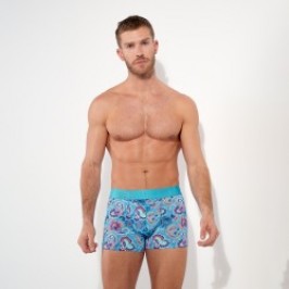 Pantaloncini boxer, Shorty del marchio HOM - copy of Boxer Hom Funky Styles Aube Fleurie - EDITION LIMITEE - Ref : 403045 P0PF