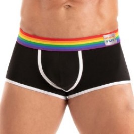Boxer shorts, Shorty of the brand TOF PARIS - Trunk Tof Paris Rainbow - Black - Ref : TOF531N