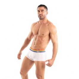 Shorts Boxer, Shorty de la marca TOF PARIS - Bóxer Corto Tof Paris Rainbow - Blanco - Ref : TOF531B