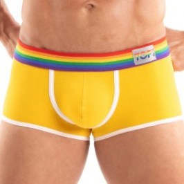 Socken der Marke TOF PARIS - Kurze Boxershorts Tof Paris Rainbow - Gelb - Ref : TOF531J