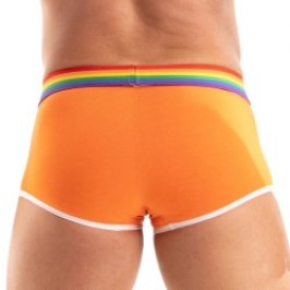 Boxershorts, Shorty der Marke TOF PARIS - Kurze Boxershorts Tof Paris Rainbow - Orange - Ref : TOF531O