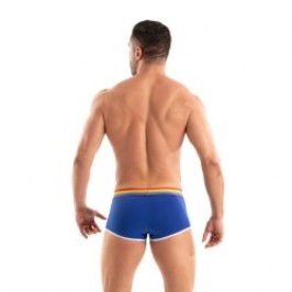 Pantaloncini boxer, Shorty del marchio TOF PARIS - Boxer CortoTof Paris Rainbow - Blu Reale - Ref : TOF531BUR