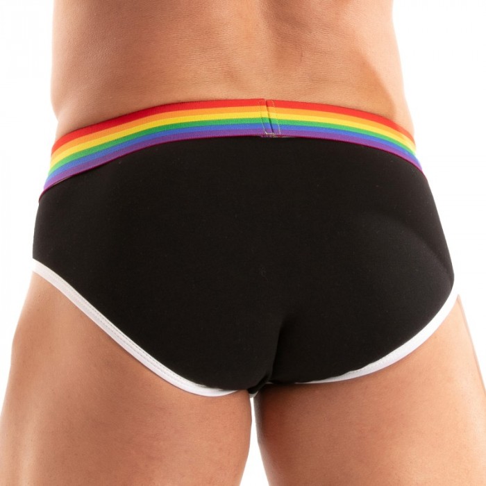 Brief of the brand TOF PARIS - Briefs Tof Paris Rainbow - Black - Ref : TOF532N