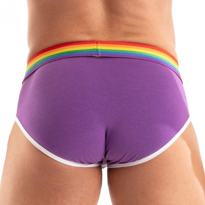 Slip der Marke TOF PARIS - Slip Tof Paris Rainbow - Violett - Ref : TOF532V