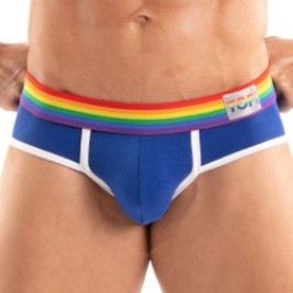 Brief of the brand TOF PARIS - Briefs Tof Paris Rainbow - Royal Blue - Ref : TOF532BUR
