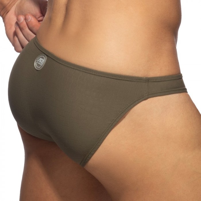 Slip del marchio ADDICTED - copy of Bikini Reptile Edition Limitée - Blanc - Ref : ADP09 C12