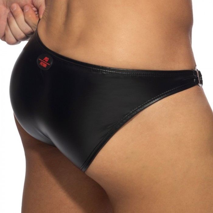 Slip, Tanga de la marque AD FÉTISH - Bikini Round Buckle - Ref : ADF218 C10