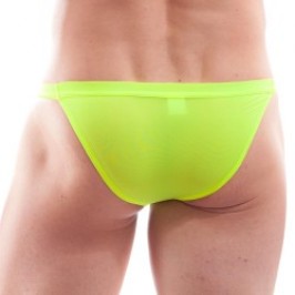 Slip, Tanga de la marque WOJOER - G-slip beach & underwear - néon jaune - Ref : 0320 B007 OD 18