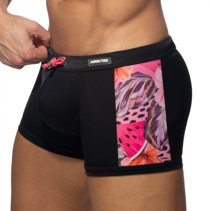 Boxer Shorts, Bath Shorty of the brand ADDICTED - Trunk de Bain Hydrangea - Ref : ADS365 C10 Boxer Shorts, Bath Shorty of the brand ADDICTED - Trunk de Bain Hydrangea - Ref : ADS365 C10