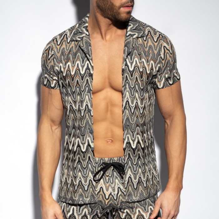 Camicia del marchio ES COLLECTION - Chemise Adana - Ref : SHT028 C13