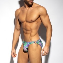 Slip de bain de la marque ES COLLECTION - Bikini de Bain Seychelles - Violet - Ref : 2516 C19