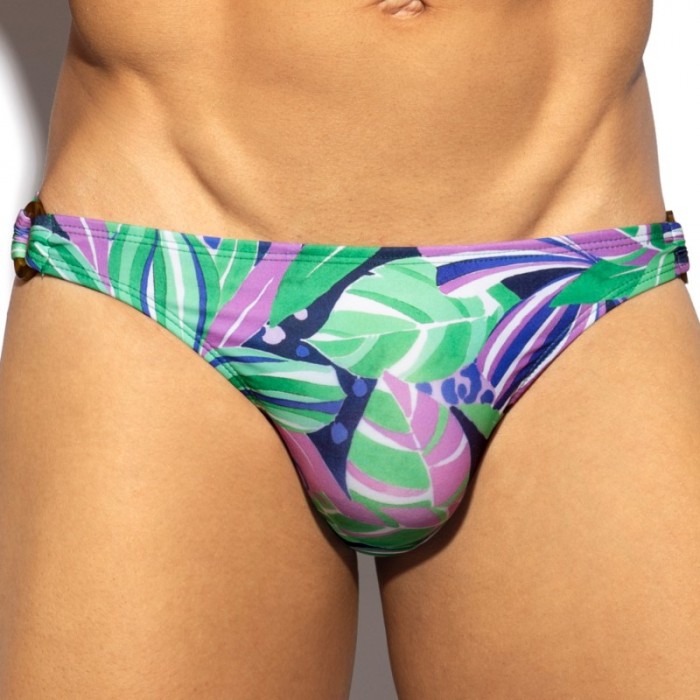 Bath Brief of the brand ES COLLECTION - copy of Bikini de Bain Seychelles - Kaki - Ref : 2516 C19