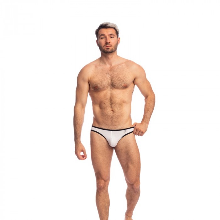 Brief of the brand L HOMME INVISIBLE - Soft Touch Classic - Micro Briefs L Homme Invisible White - Ref : UW34 PER 002