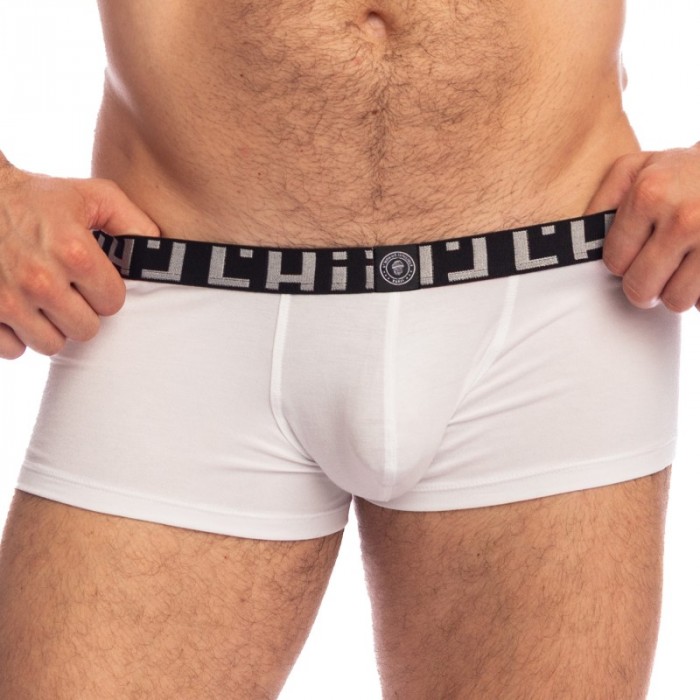 Boxer shorts, Shorty of the brand L HOMME INVISIBLE - Soft Touch Classic - Hipster Push-Up The Invisible Man White - Ref : MY39 