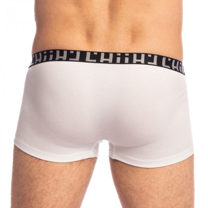 Boxer shorts, Shorty of the brand L HOMME INVISIBLE - Soft Touch Classic - Hipster Push-Up The Invisible Man White - Ref : MY39 