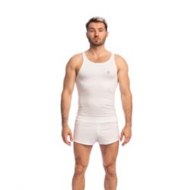 Tirantes de la marca L HOMME INVISIBLE - Soft Touch Classic - Débardeur L Homme Invisible Blanc - Ref : MY63 PER 002
