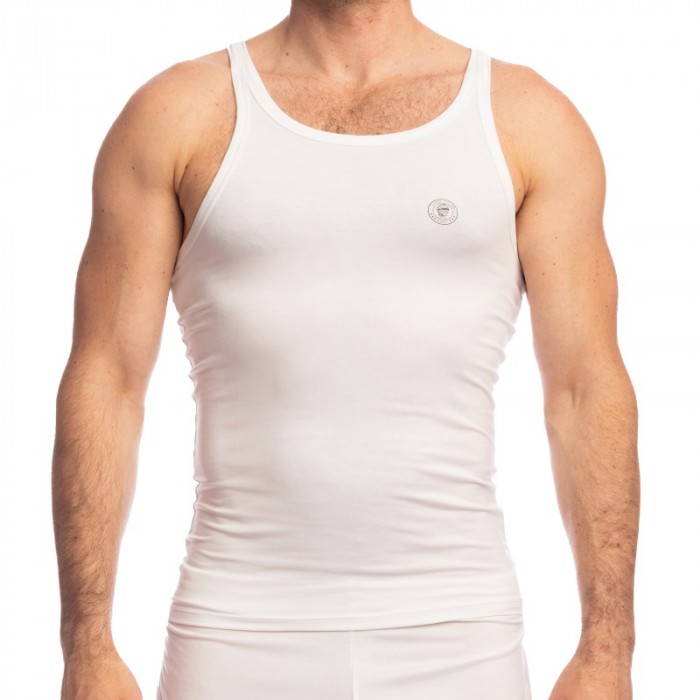 Tirantes de la marca L HOMME INVISIBLE - Soft Touch Classic - Débardeur L Homme Invisible Blanc - Ref : MY63 PER 002 Tirantes de la marca L HOMME INVISIBLE - Soft Touch Classic - Débardeur L Homme Invisible Blanc - Ref : MY63 PER 002