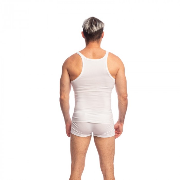 Tirantes de la marca L HOMME INVISIBLE - Soft Touch Classic - Débardeur L Homme Invisible Blanc - Ref : MY63 PER 002