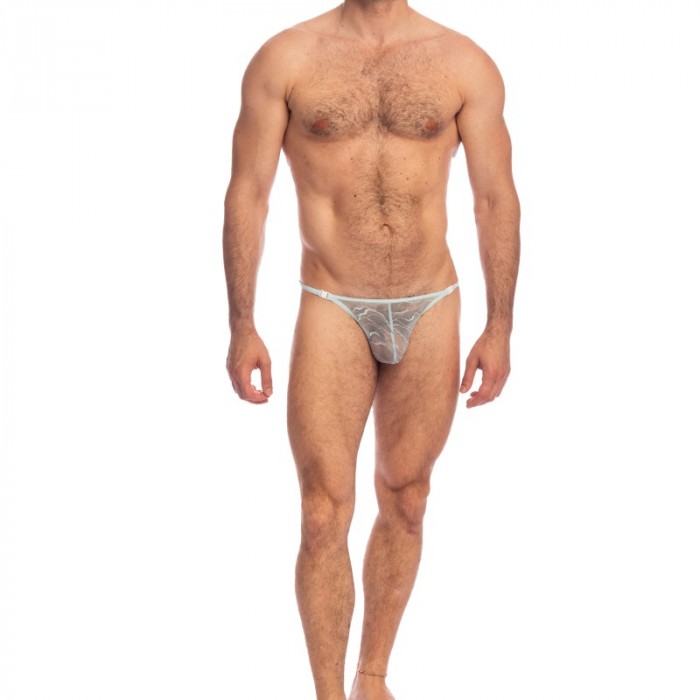 Thong of the brand L HOMME INVISIBLE - Aqua - String Striptease L Homme Invisible - Ref : UW08 AQU 203