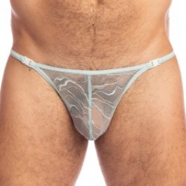 Thong of the brand L HOMME INVISIBLE - Aqua - String Striptease L Homme Invisible - Ref : UW08 AQU 203
