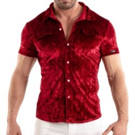 Chemise En Velours Froissé...