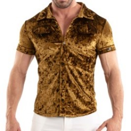 Chemise En Velours Froissé...