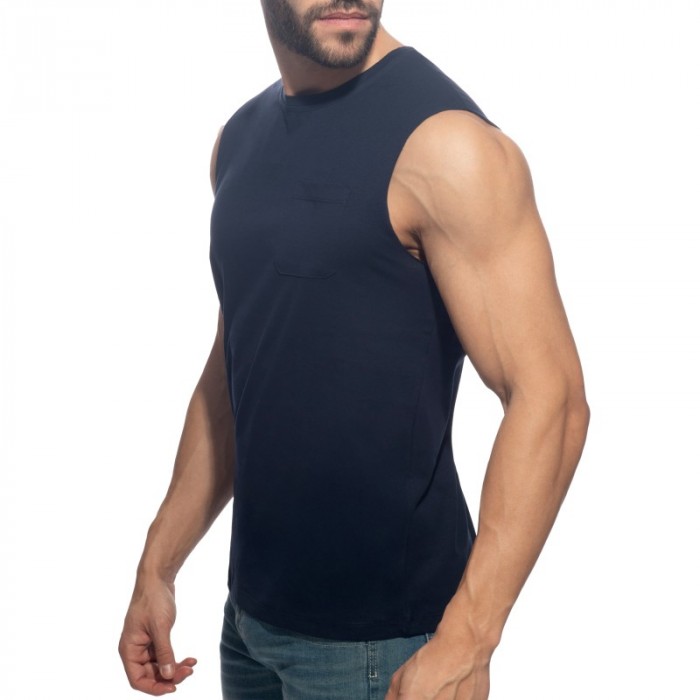 Débardeur de la marque ADDICTED - Débardeur Basic - Marine - Ref : AD531 C09