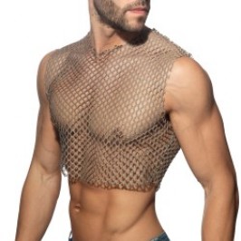 Canotta del marchio ADDICTED - Crop Top Flamboyant - Noir - Ref : ADP12 C10