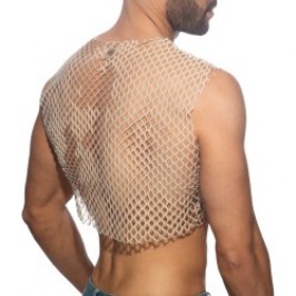 Débardeur de la marque ADDICTED - Crop Top Flamboyant - Beige - Ref : ADP12 C28
