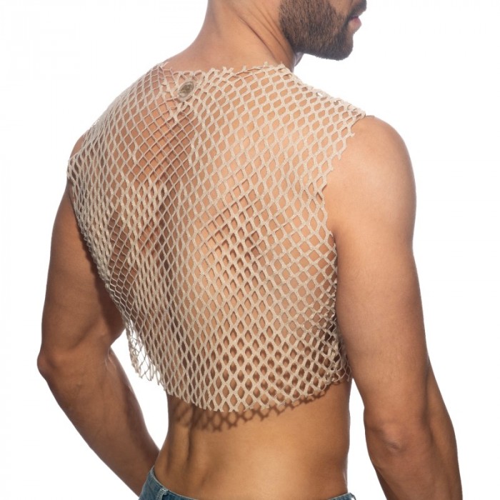 Débardeur de la marque ADDICTED - Crop Top Flamboyant - Beige - Ref : ADP12 C28