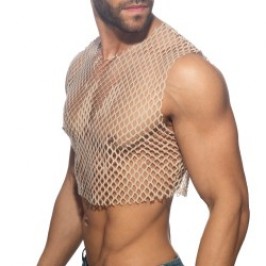 Débardeur de la marque ADDICTED - Crop Top Flamboyant - Beige - Ref : ADP12 C28