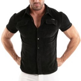 Shirt of the brand TOF PARIS - copy of Chemise Tricotée En Velours Côtelé Tof Paris Camel - Ref : TOF512N