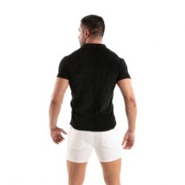 Chemise de la marque TOF PARIS - Chemise Tricotée En Velours Côtelé Tof Paris - Noir - Ref : TOF512N