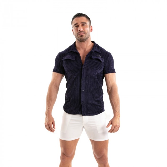 Camicia del marchio TOF PARIS - copy of Chemise Tricotée En Velours Côtelé Tof Paris Camel - Ref : TOF512BU